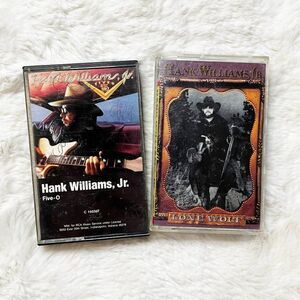 🔮 5/$25 Vintage Set of 2‎ Hank Williams Jr Cassettes